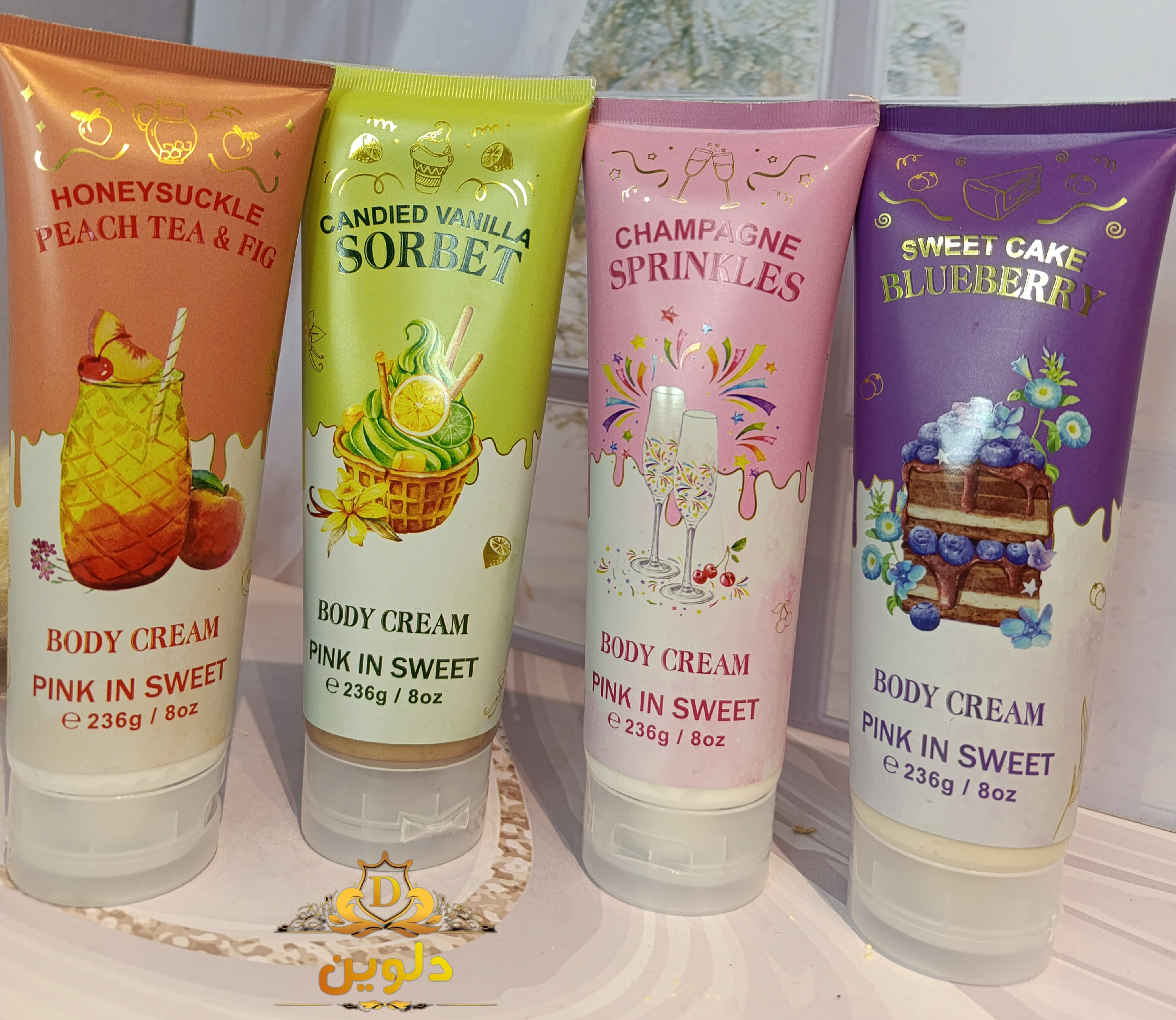 لوسیون بدن و کرم بدن pink in sweet