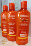 شامپو شی باتر موهای فر و مجعد کانتو Cantu Cleansing فاقد سولفات حجم 400 میلی لیتر
