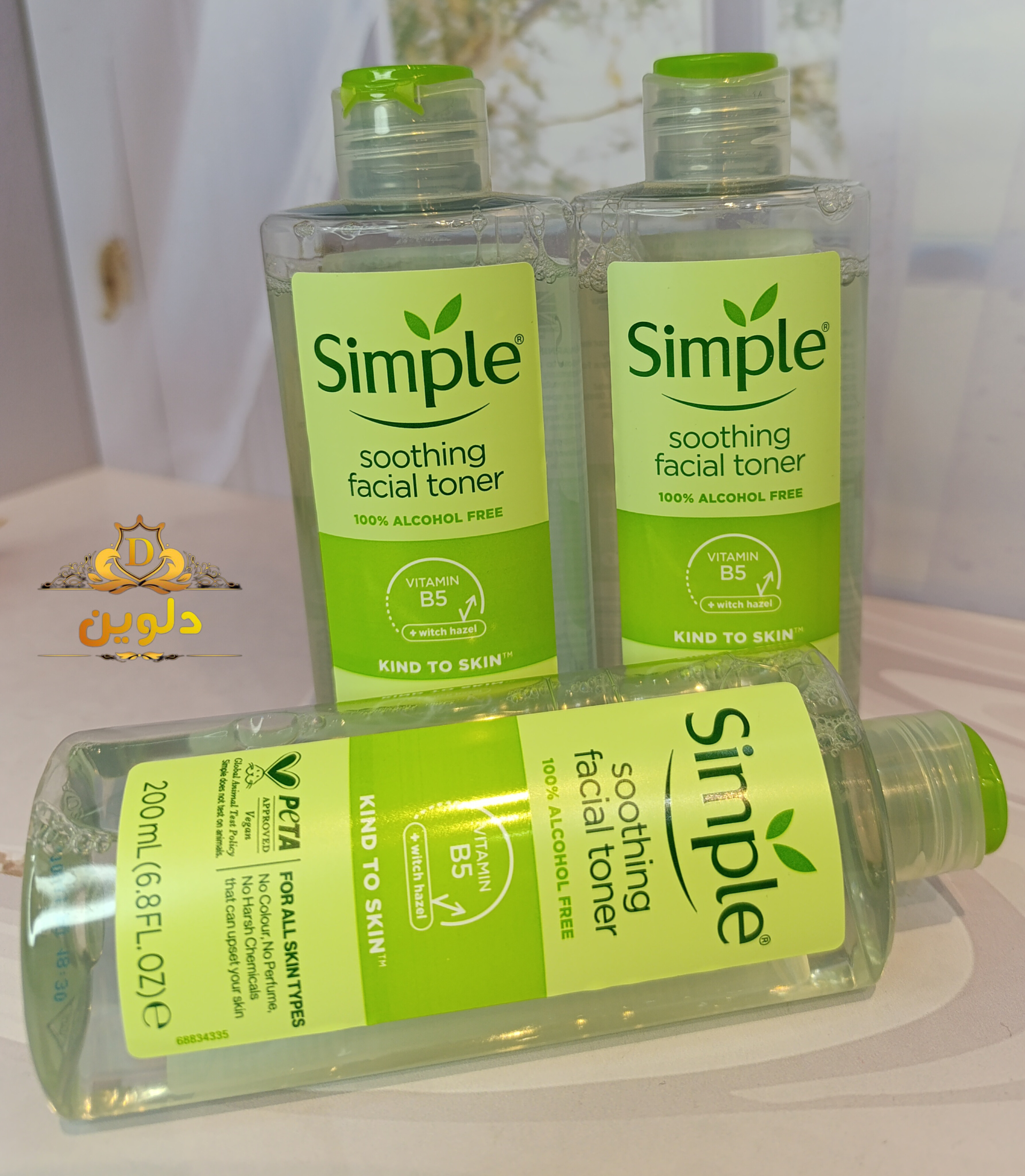 تونر سیمپل انواع پوست 200ml
