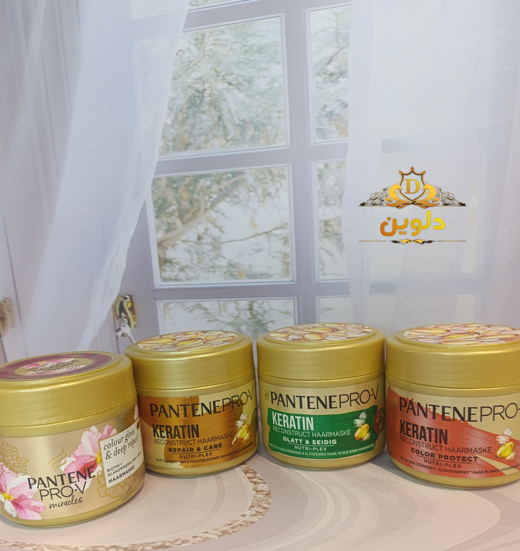 ماسک موی براق و صاف کننده کراتینه پنتن مدل SMOOTH & SILKY حجم 300میل