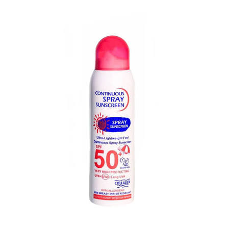 اسپری ضد افتاب وکالی با spf مختلف حجم 230 میل مناسب صورت و بدن محافظت عالی، اورجینال