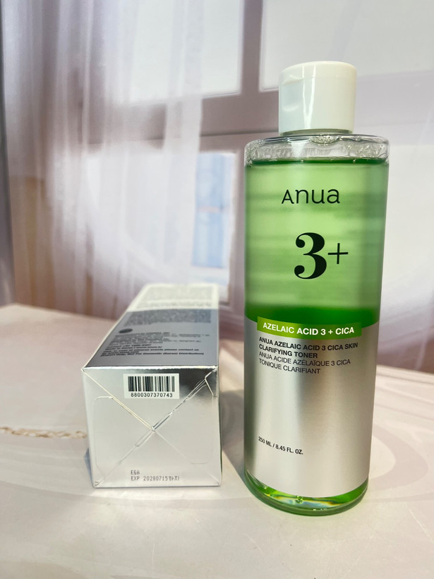 تونر آزلائیک اسید آنوا Anua Azelaic Acid 3 + Cica 250Ml